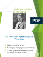 La Teoria de Laprendizaje de Thorndike