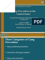 El Salvador Conference Gang Prevention in US