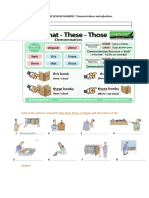 Guía Sesión 7 Demostrativos y Adjetivos