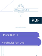 Plural Nouns: English Course