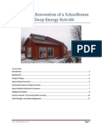 Residential Renovation of a Schoolhouse – A Deep Energy Retrofit