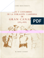Usos y Costumbres de La Población Campesina de Gran Canaria 1885-1888