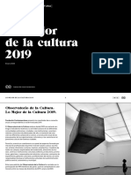 Observatorio de La Cultura - Lo Mejor de La Cultura en España 2019