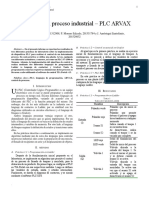 Informe 1 - PLC ARVAX