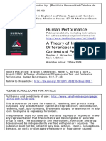 Motowidlo (1997) Individual Differences and Contextual Performance