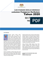 Dokumen Penjajaran Kurikulum Matematik Tingkatan 3 PDF