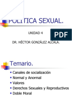 D. Sexualidad Politica Sexual Unidad 4