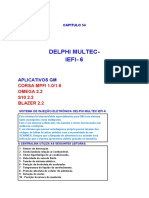 Sistema de injeção eletrônica Delphi Multec-IEFI-6