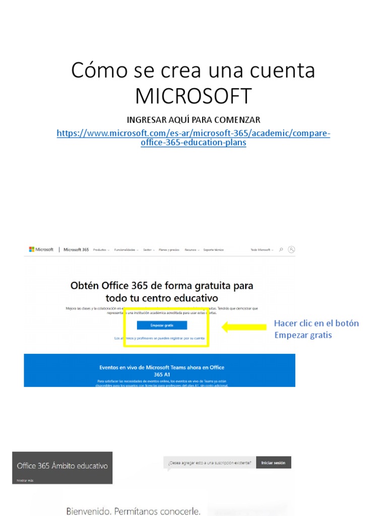 CREAR TU CUENTA MICROSOFT intelligence overview
