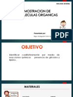 Practica Nº7DEMOSTRACION DE BIOMOLECULAS ORGANICAS