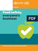 Food Safety,: Everyone's Business