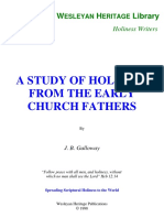 A Study of Holiness From The Early Church Fathers. by J. B. Galloway (1950)