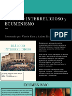 Dialogo Interreligioso y Ecumenismo