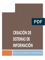 Creación de Sistemas de Información PDF
