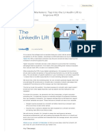 Education Marketers - Tap Into The LinkedIn Lift To Improve ROI - LinkedIn Marketing Blog PDF