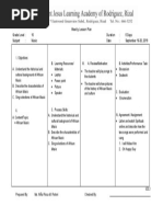 Weekly Lesson Plan Grade Level: 10 Duration: 5 Days Subject: Music Date: September 16-20, 2019