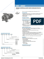 MD - MMD: Monobloc Centrifugal Electric Pump in Compliance With en 733