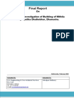 Geotechnical Report of Mithila Building of Dhanusha