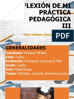 Reflexion de Mi Practica Pedagogica Iii