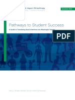 Pathways To Student Success: A Guide To Translating Good Intentions Into Meaningful Impact