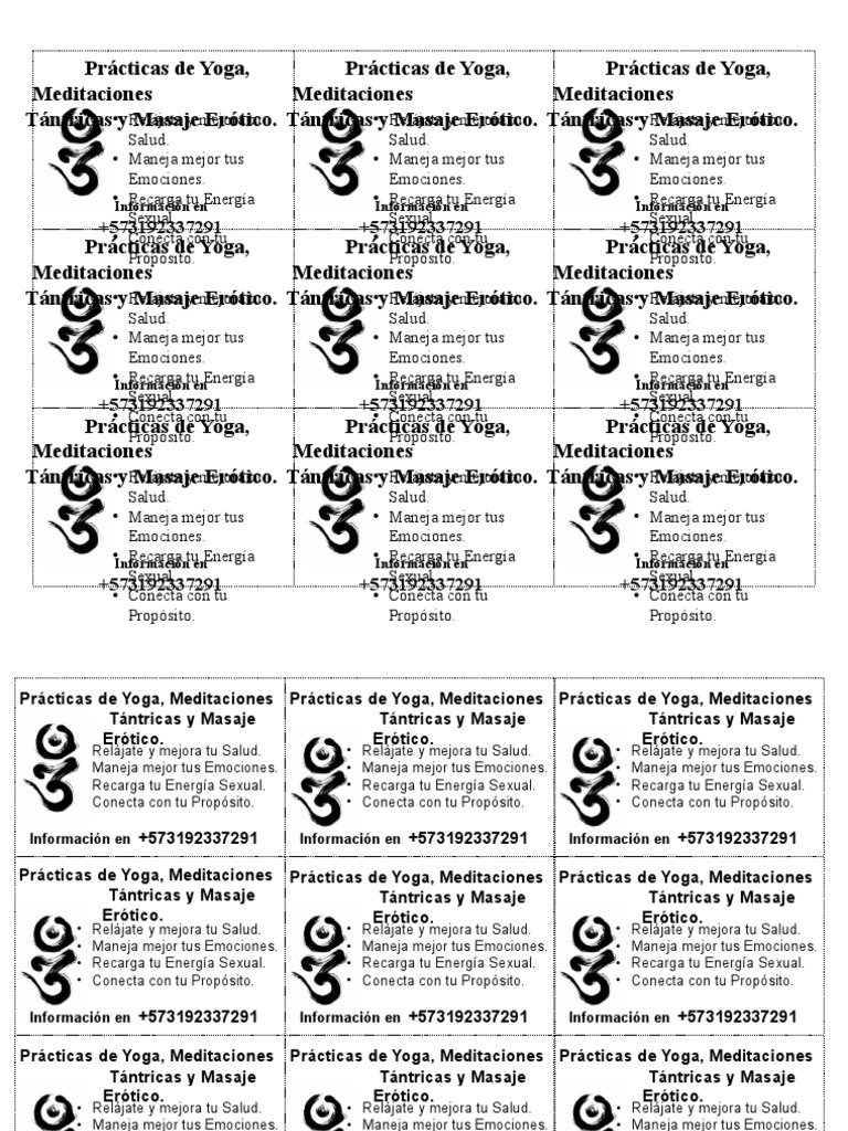 Yoga y Masaje Erótico para Bienestar | PDF | Tantra | La sexualidad humana