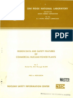 Design Data & Safety Features of Commercial Nuclear Power Plants - Vol. 1 PDF