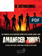 Libro de Instrucciones Amanecer Zombi Juego