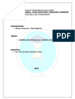 Informe Diseño Organización y Mapeo de Puestos