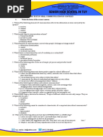 Oral Communication - Pretest - Post Test