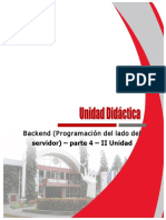 Unidad II-Backend (Programación Del Lado Del Servidor) - Parte4 PDF