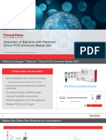 Bacterial Detection Direct PCR Data