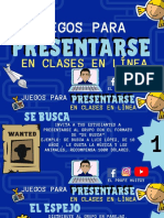 Juegos para Iniciar Clases Remotas