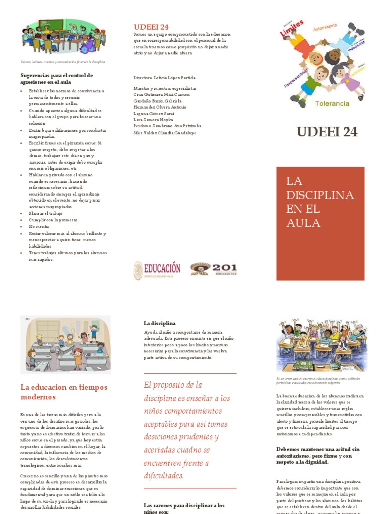 La Disciplina en El Aula | PDF | Salón de clases | Disciplinas