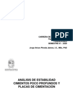 Cimientos POCO PROFUNDOS Y PLACAS DE CIMENTACION PDF