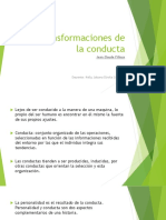 Las Transformaciones de La Conducta PDF
