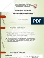 S9. Materiales NO Ferrosos