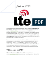 Telefonia Qué Es LTE