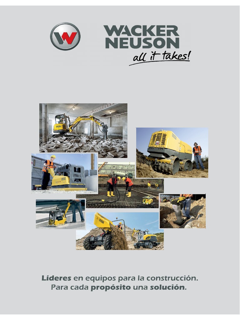 Catálogo Wacker PDF | PDF