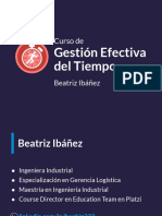 Presentacion Gestion Efectiva Del Tiempo - PDF