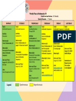 Weekly Plan For Math 1 HS