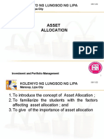 Asset Allocation: Kolehiyo NG Lungsod NG Lipa