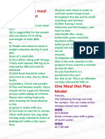 1 Meal Diet Procedure and Sample Plan-4 PDF