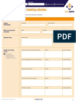 SSSP Toolbox Talks Minutes For Printing and Writing