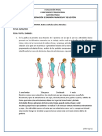 EVALUACIÓN FINAL Cultura Fisica