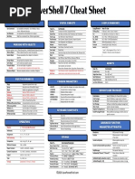 PowerShell 7 Cheat Sheet