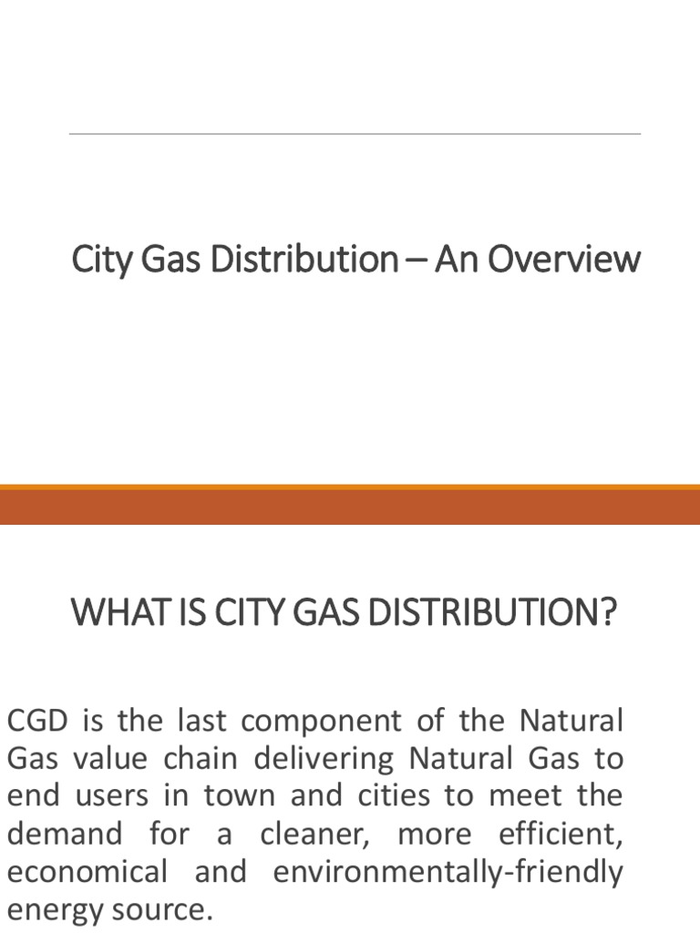 Overview of City Gas Distribution Systems | PDF | Pipe (Fluid ...
