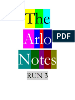 The Arlo Notes (Run 3)