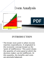 Break-Even Analysis: Presented by Palak