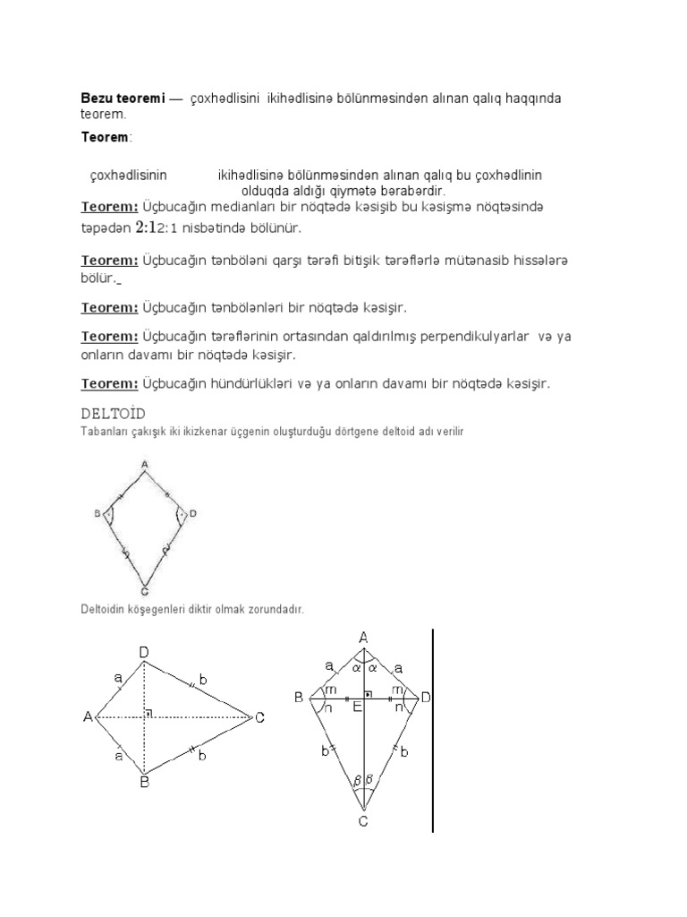 Bezu Teoremi | PDF