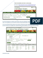 INSTRUCTIONS FOR ORDERING GSOR SEEDS VIA GRIN GLOBAL Web Handout